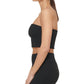DKNY Women's Ribbed Tube Top Black Size Medium