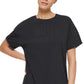 DKNY Women's Cotton Logo T-Shirt Black Size Medium