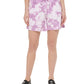 DKNY Women's Tie Dyed Shorts Purple Size X-Large