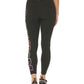 DKNY Women's Exploded Ombre Logo 7/8 Leggings Black Size Medium