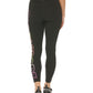 DKNY Women's Exploded Ombre Logo 7/8 Leggings Black Size Small