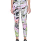 DKNY Women's Printed High Waist 7/8 Leggings Pink Size X-Large