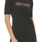 DKNY Women's Ombre Logo Dress Black Size X-Large