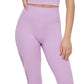 DKNY Women's Seamless High Rise 7/8 Length Leggings Purple Size Small