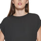 DKNY Women's Dolman Sleeve Top Black Size Small