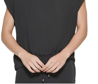 DKNY Women's Dolman Sleeve Top Black Size Small