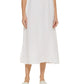 DKNY Women's V Neck Front Tie Maxi Dress Cover Up Swimsuit White Size Medium