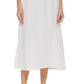 DKNY Women's V Neck Front Tie Maxi Dress Cover Up Swimsuit White Size Small