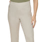 DKNY Women's Twill Side Zip Ankle Pants Brown Size 4
