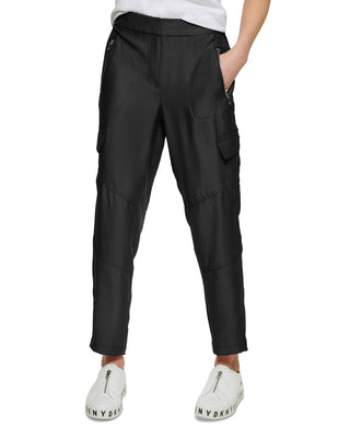 DKNY Women's Cargo Pants Black Size 10
