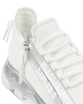 DKNY Women's Tokyo Lace Up Zip Sneakers White Size 7.5M