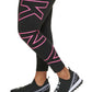 DKNY Women's Sport Plus High Waisted 7/8 Exploded Logo Leggings Pink Size 3X