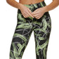 DKNY Women's Electric Shock Printed 7/8 Leggings Yellow Size X-Small