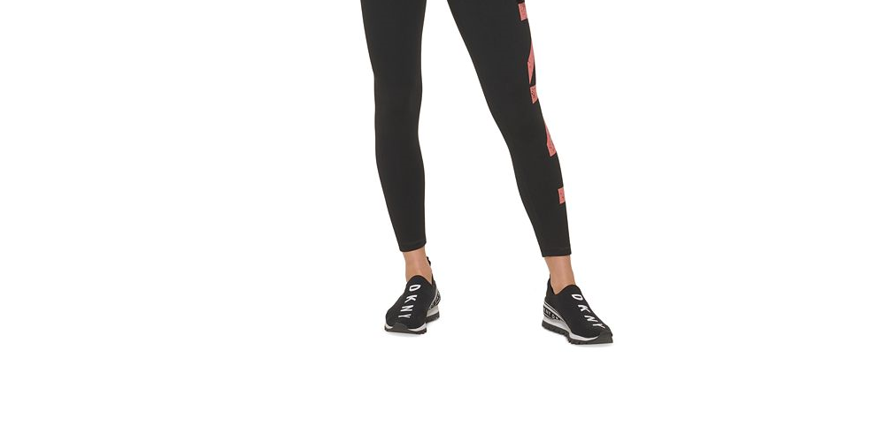 DKNY Women's Logo T-Shirt Orange Size XL