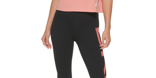 DKNY Women's Logo T-Shirt Orange Size XL