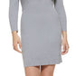 DKNY Women's Casual Midi Bodycon Dress Gray Size Medium