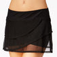 Coco Reef Women's Illusion Overlay Swim Skirt Swimsuit Black Size X-Large