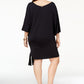 Michael Kors Women's Side Tie Cover Up Dress Swimsuit Black Size 2X