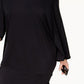 Michael Kors Women's Side Tie Cover Up Dress Swimsuit Black Size 2X
