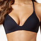 Vince Camuto Women's Riviera Molded Bikini Top Swimsuit Black Size Small