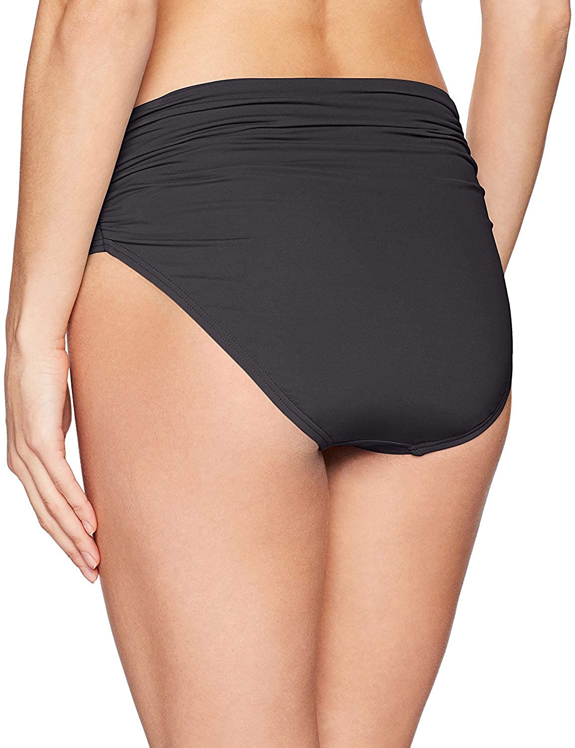 Vince Camuto Women's High Waisted Bikini Bottoms Swimsuit Black