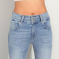 Artemis Vintage - Women's High Rise Stretch Double Waist Bootcut Jeans