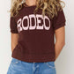 Project Social T - Shortsleeve Shrunken Rodeo Sweatshirt