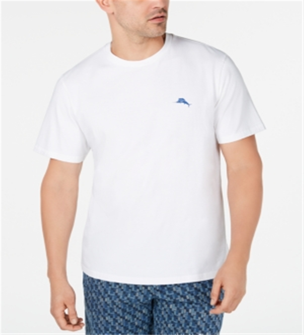 Tommy Bahama Men's Independence Marlin Logo Graphic T-Shirt White Size XXXL