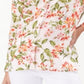 Tommy Bahama Women's Petal Of Honor Button Up Shirt White Size Medium