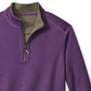 Tommy Bahama Men's Quarter Zip Flip Shore Shirt Purple Size X-Large