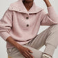 Varley - Peverel Button Placket Knit Sweater