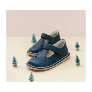 L'Amour - Baby Girl Angie Scalloped Mary Jane Shoes