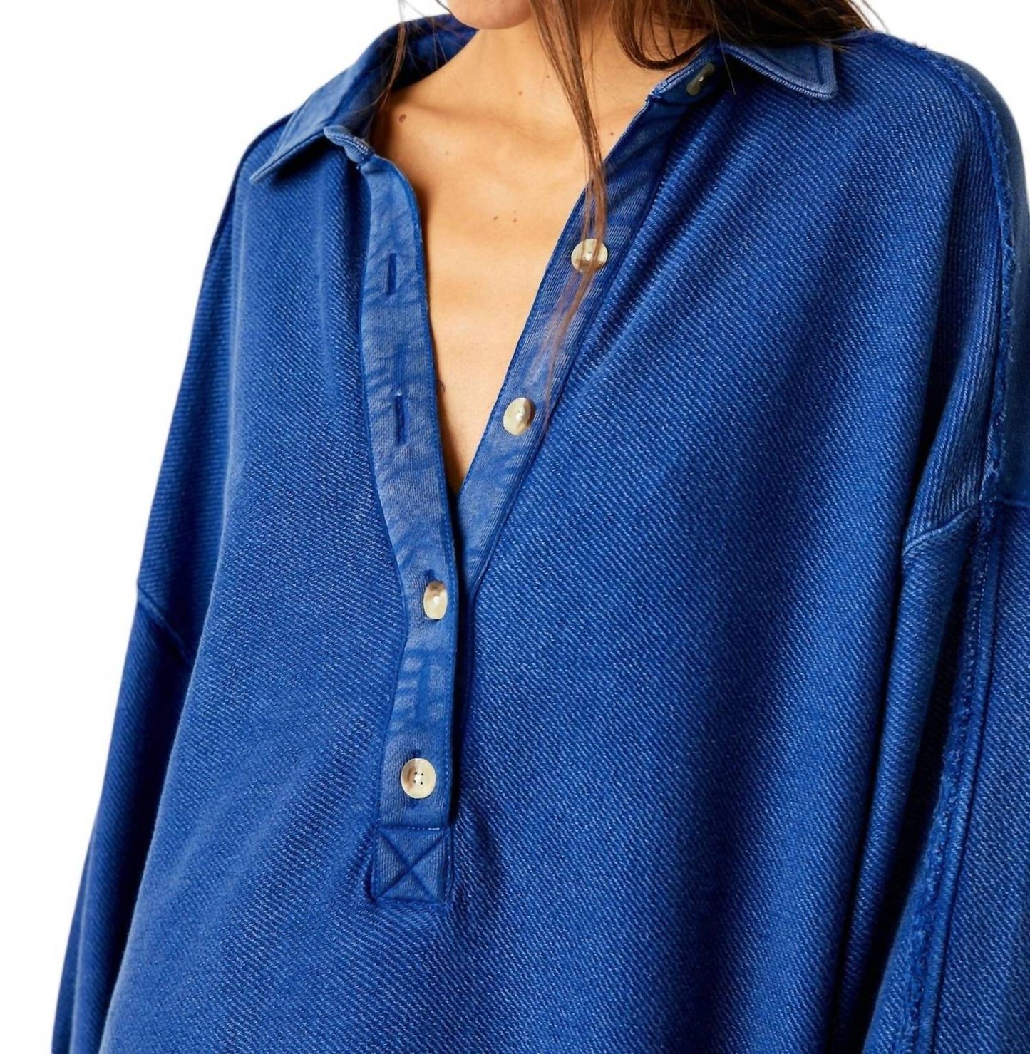 Free People - Willow Polo Top