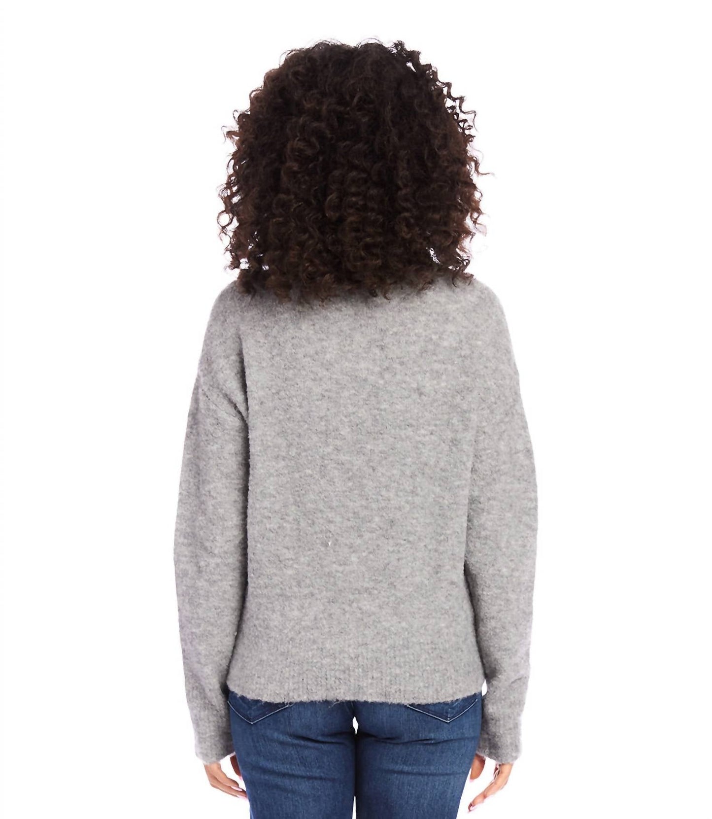 Karen Kane - Mock Neck Boucle Sweater