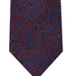 Michael Kors Men's Classic Design Paisley Tie Red Size Regular