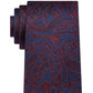 Michael Kors Men's Classic Design Paisley Tie Red Size Regular