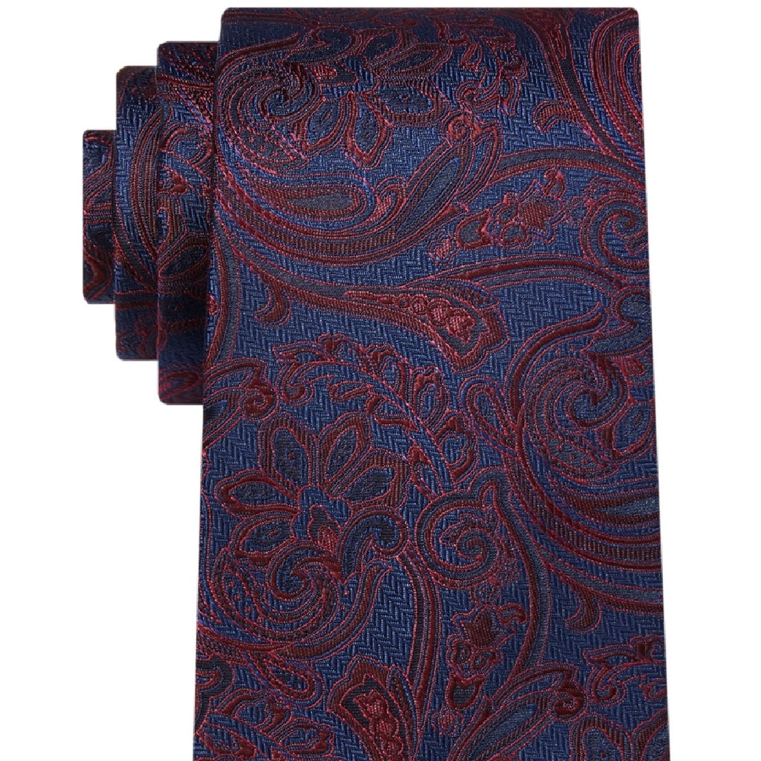 Michael Kors Men's Classic Design Paisley Tie Red Size Regular