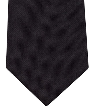 Calvin Klein Men's Spun Solid Slim Tie Black Size Regular