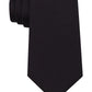 Calvin Klein Men's Spun Solid Slim Tie Black Size Regular