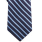 Tommy Hilfiger Men's Exotic Slim Stripe Silk Tie Blue Size Regular