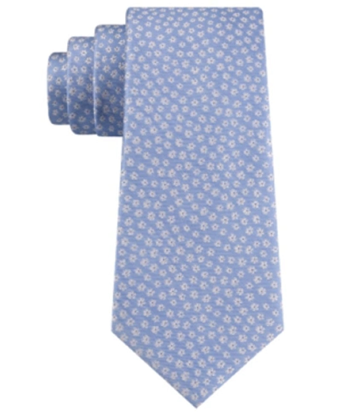 Tommy Hilfiger Men's Mini Floral Tie Blue Size Regular