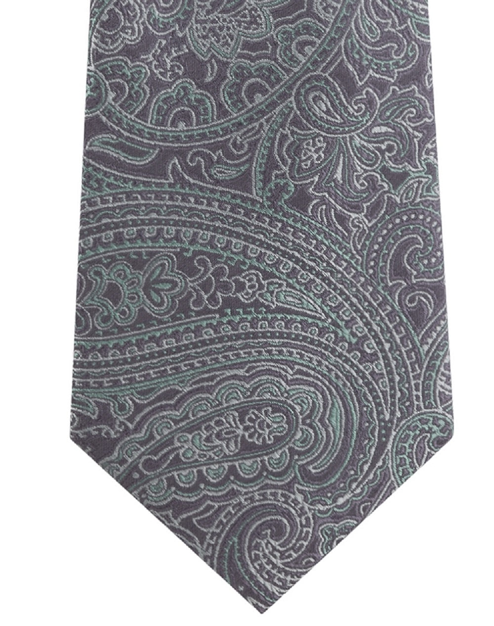 Michael Kors Men's Perfect Movement Paisley Tie Green Size Regular