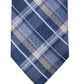 Michael Kors Men's Classic Design Plaid Tie Blue Size Regular