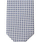 Calvin Klein Men's High Rise Slim Grid Silk Tie Blue Size Regular