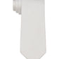 Calvin Klein Men's Scallop Slim Textured Tie White Size Regular