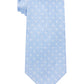 Michael Kors Men's Textured Dot Print Neck Tie Blue Size Regular