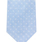 Michael Kors Men's Textured Dot Print Neck Tie Blue Size Regular