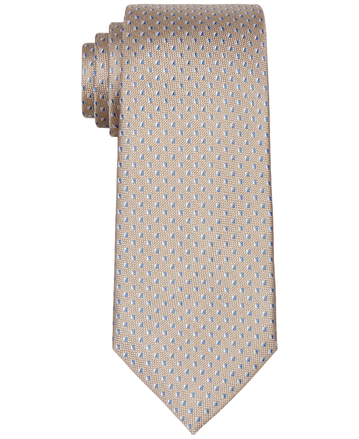 Michael Kors Mens Silk Classic Neck Tie Brown Size Regular