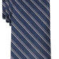 Tommy Hilfiger Men's Indigo Stripe Slim Tie Blue Size Regular