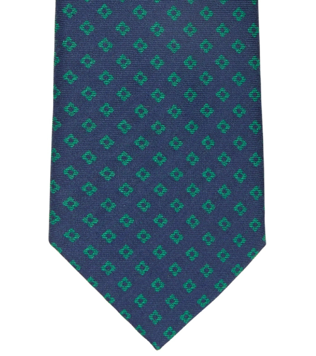 Tommy Hilfiger Men's Clean Neat Tie Green Size Regular